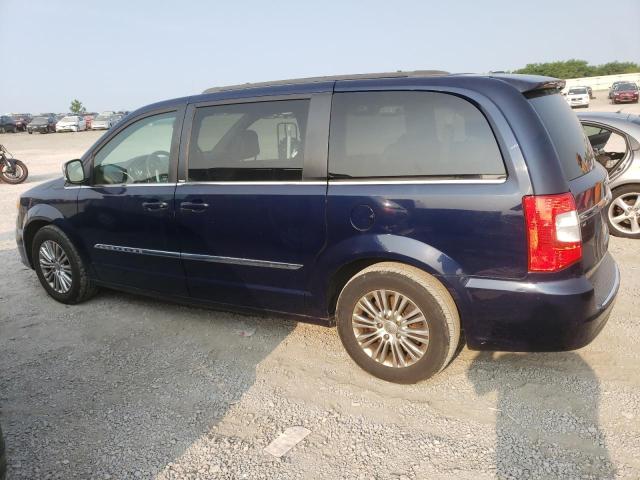 2C4RC1CGXDR570600 - 2013 CHRYSLER TOWN & COU TOURING L BLUE photo 2