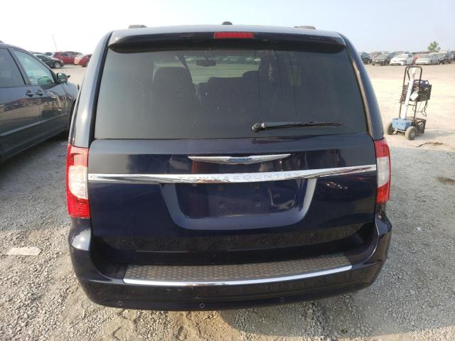 2C4RC1CGXDR570600 - 2013 CHRYSLER TOWN & COU TOURING L BLUE photo 6