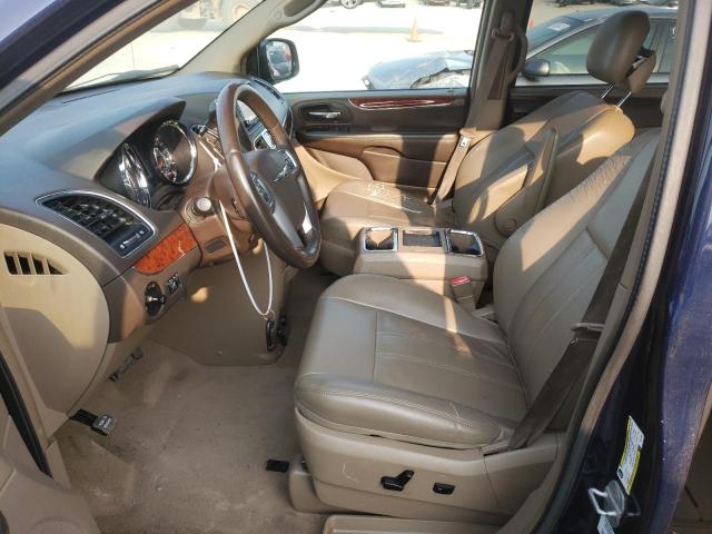 2C4RC1CGXDR570600 - 2013 CHRYSLER TOWN & COU TOURING L BLUE photo 7