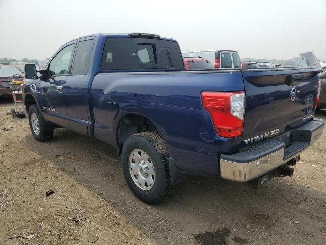 1N6BA1C32HN557599 - 2017 NISSAN TITAN XD S BLUE photo 2