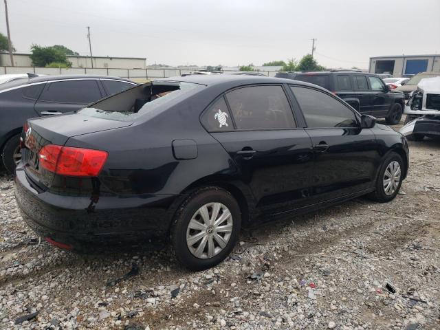3VW2K7AJ9EM431473 - 2014 VOLKSWAGEN JETTA BASE 黑色 照片 3
