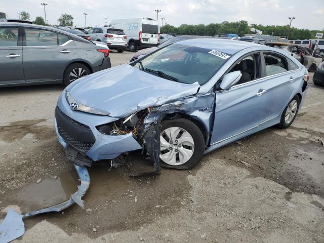 KMHEC4A41DA077610 - 2013 HYUNDAI SONATA HYBRID BLUE photo 1