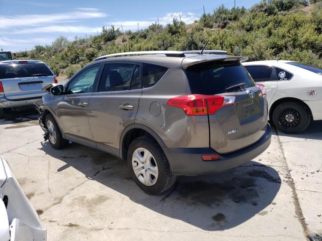 JTMBFREV9FD135432 - 2015 TOYOTA RAV4 LE BROWN photo 2