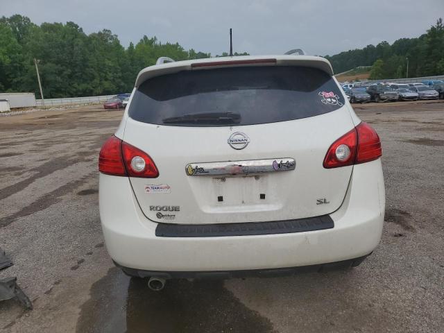 JN8AS5MTXDW016181 - 2013 NISSAN ROGUE S WHITE photo 6