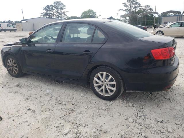 3VWDX7AJ0CM072389 - 2012 VOLKSWAGEN JETTA SE BLACK photo 2