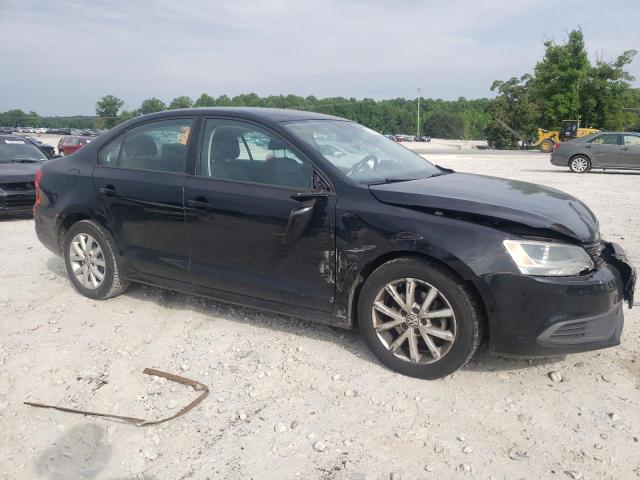 3VWDX7AJ0CM072389 - 2012 VOLKSWAGEN JETTA SE BLACK photo 4