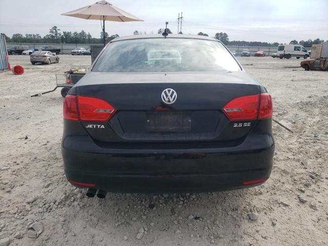3VWDX7AJ0CM072389 - 2012 VOLKSWAGEN JETTA SE BLACK photo 6