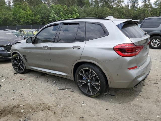 5YMTS0C08LLA57840 - 2020 BMW X3 M COMPETITION GRAY photo 2