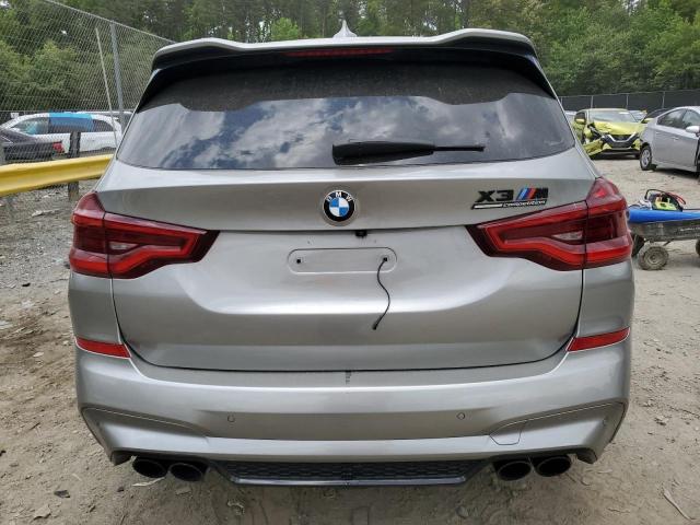 5YMTS0C08LLA57840 - 2020 BMW X3 M COMPETITION GRAY photo 6
