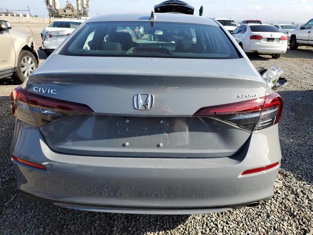 2HGFE2F57SH550564 - 2025 HONDA CIVIC SPORT GRAY photo 6