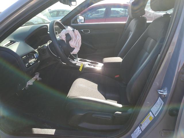 2HGFE2F57SH550564 - 2025 HONDA CIVIC SPORT GRAY photo 7