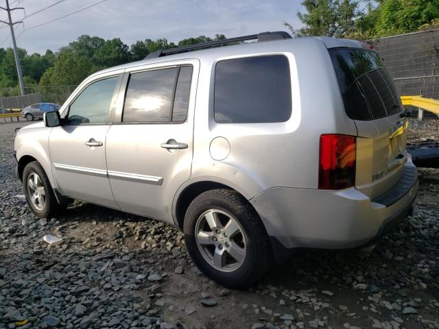 5FNYF4H50BB033786 - 2011 HONDA PILOT EXL SILVER photo 2