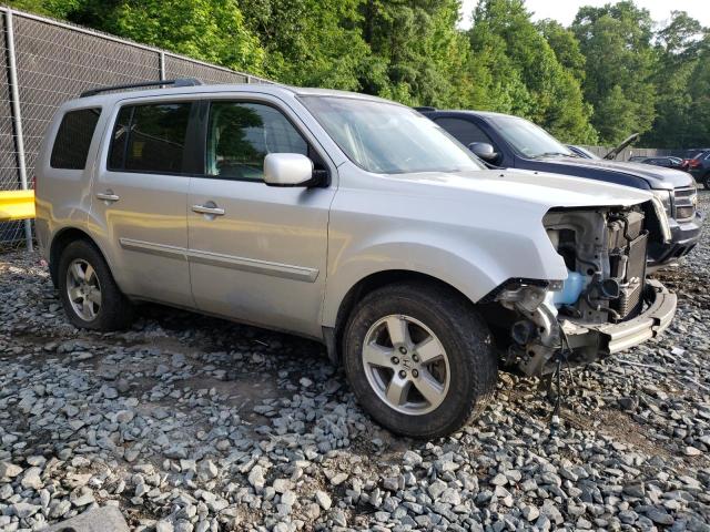 5FNYF4H50BB033786 - 2011 HONDA PILOT EXL SILVER photo 4