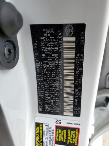 4T1G31AK1PU600553 - 2023 TOYOTA CAMRY SE NIGHT SHADE WHITE photo 13