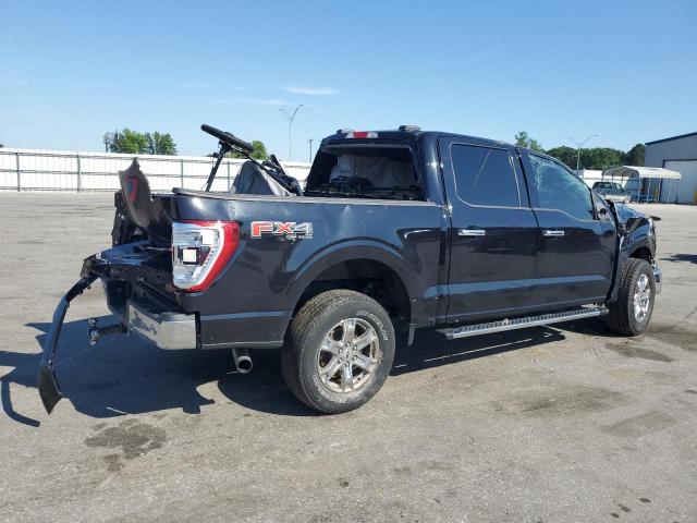 1FTEW1EP4MKE34657 - 2021 FORD F150 SUPERCREW BLACK photo 3