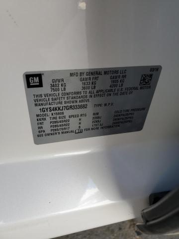 1GYS4KKJ7GR333682 - 2016 CADILLAC ESCALADE ESV PLATINUM Ақ фото 13