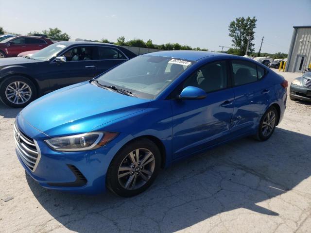 KMHD84LFXHU425744 - 2017 HYUNDAI ELANTRA SE BLUE photo 1