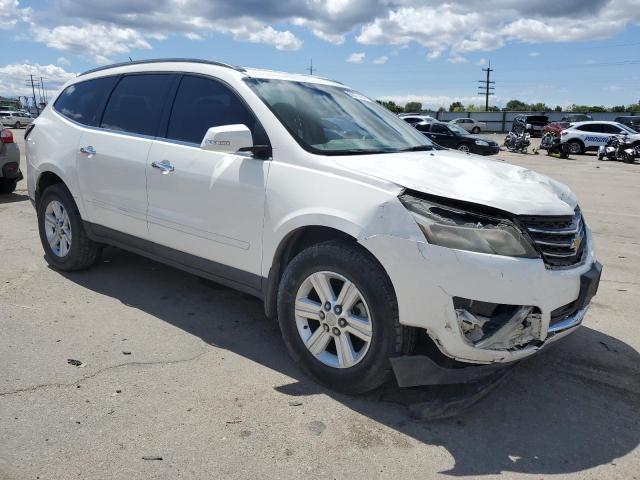 1GNKRGKD6EJ303848 - 2014 CHEVROLET TRAVERSE LT WHITE photo 4