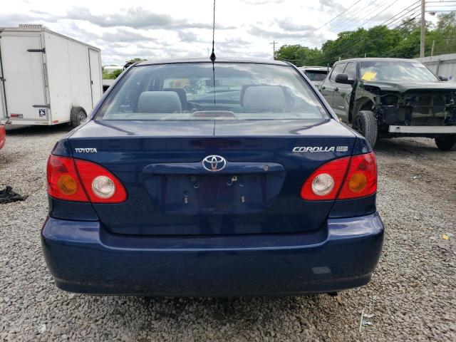 1NXBR32E14Z205314 - 2004 TOYOTA COROLLA CE BLUE photo 6