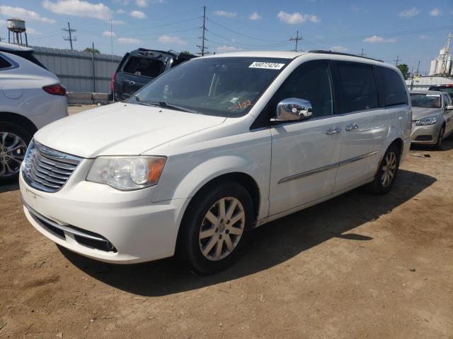 2C4RC1CG5CR327601 - 2012 CHRYSLER TOWN & COU TOURING L WHITE photo 1