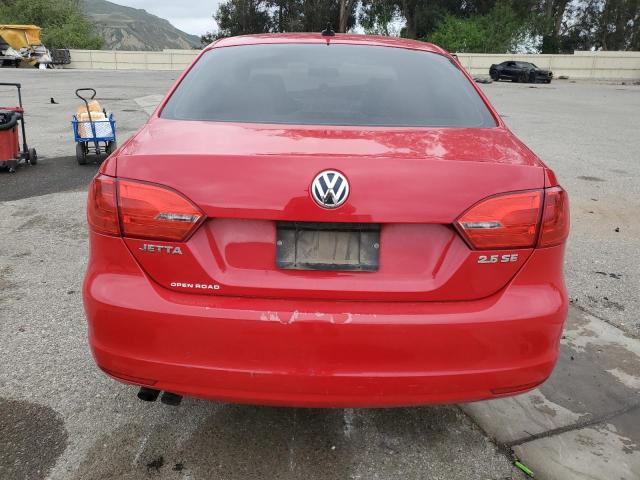 3VWDP7AJ1DM432934 - 2013 VOLKSWAGEN JETTA SE RED photo 6