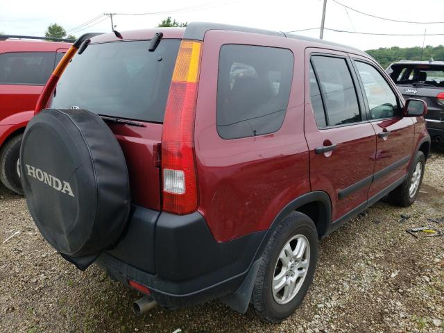 JHLRD78872C028834 - 2002 HONDA CR-V EX RED photo 4