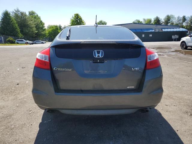 5J6TF2H53CL009635 - 2012 HONDA CROSSTOUR EXL ნაცრისფერი ფოტო 6