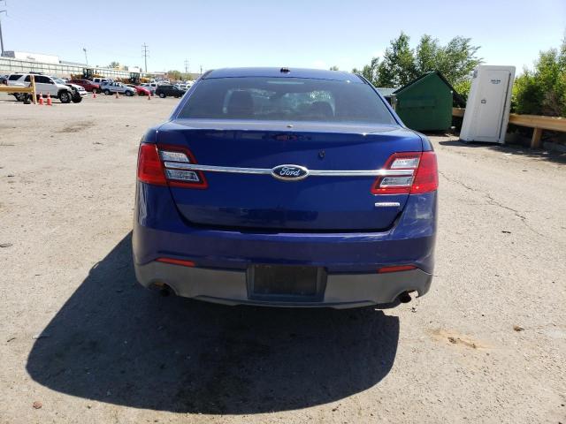 1FAHP2L86DG198162 - 2013 FORD TAURUS POLICE INTERCEPTOR BLUE photo 6