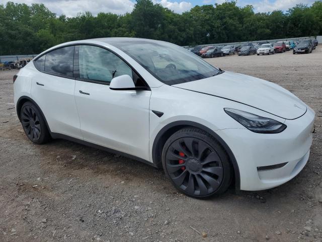 5YJYGDEF5LF003145 - 2020 TESLA MODEL Y WHITE photo 4