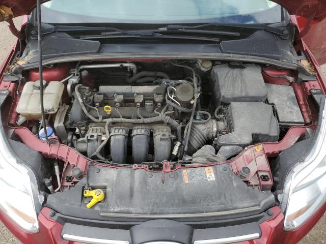 1FADP3F24EL389647 - 2014 FORD FOCUS SE RED photo 11