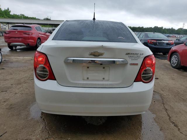 1G1JC5SB1E4152515 - 2014 CHEVROLET SONIC LT WHITE photo 6