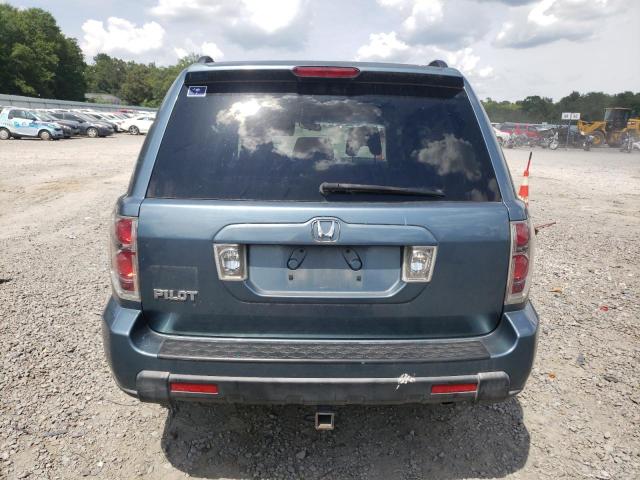 5FNYF28438B004285 - 2008 HONDA PILOT EX BLUE photo 6