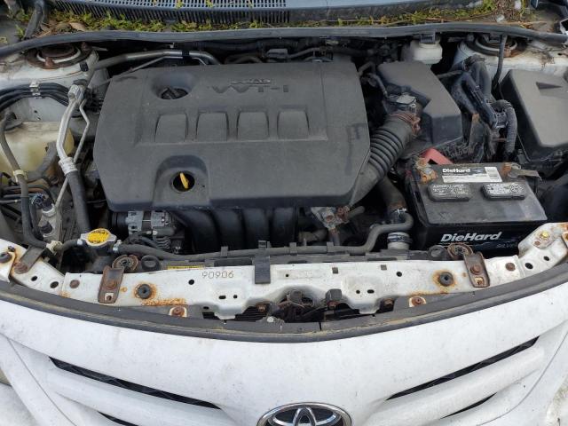 2T1BU4EE1BC703687 - 2011 TOYOTA COROLLA BASE თეთრი ფოტო 11