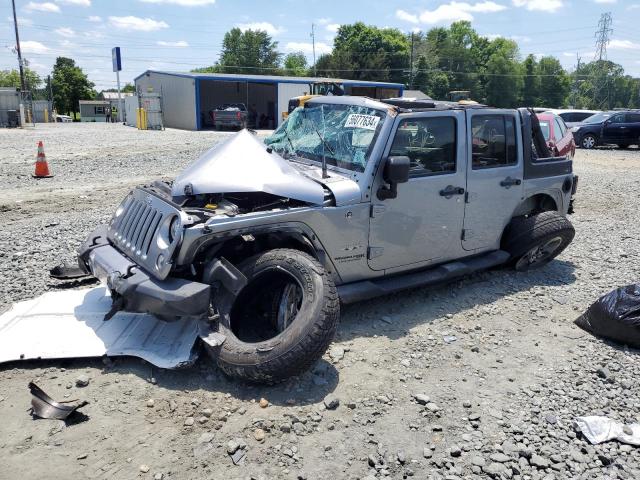 1C4BJWEG5JL838331 - 2018 JEEP WRANGLER U SAHARA SILVER photo 1