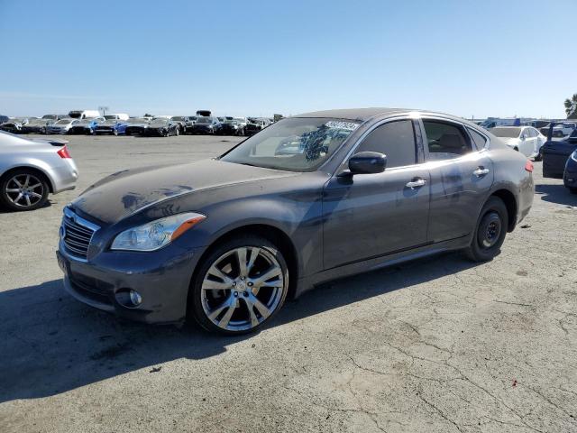 JN1AY1AR1BM570586 - 2011 INFINITI M56 X GRAY photo 1