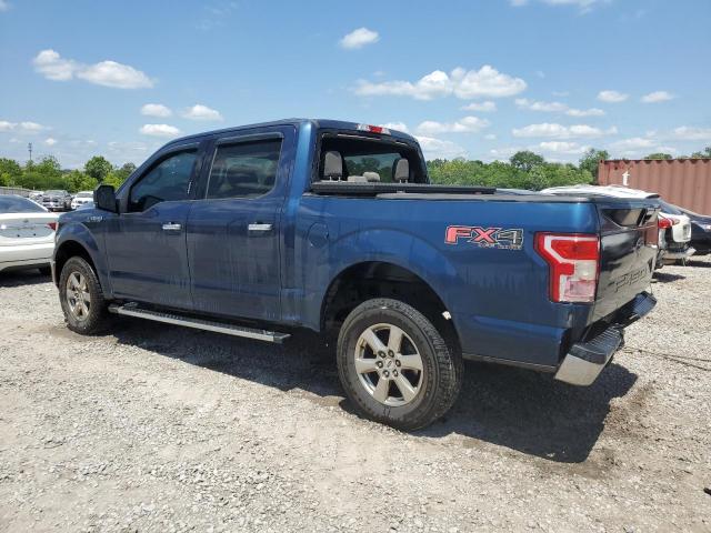 1FTEW1E53JKE54974 - 2018 FORD F150 SUPERCREW BLUE photo 2