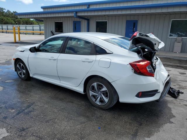 19XFC2F61KE035469 - 2019 HONDA CIVIC LX WHITE photo 2