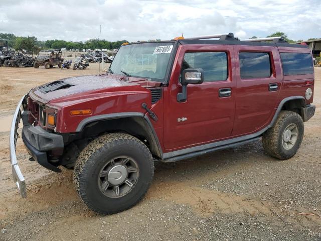 5GRGN23U64H103259 - 2004 HUMMER H2 MAROON photo 1