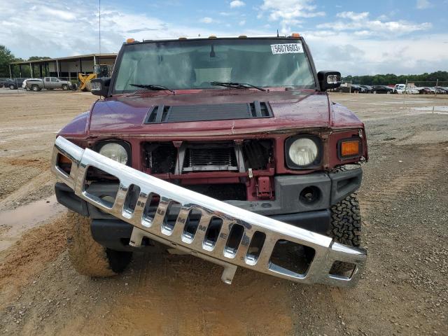 5GRGN23U64H103259 - 2004 HUMMER H2 MAROON photo 5