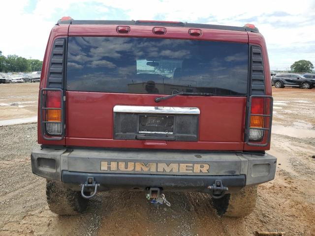 5GRGN23U64H103259 - 2004 HUMMER H2 MAROON photo 6