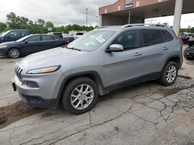 1C4PJLCSXEW168646 - 2014 JEEP CHEROKEE LATITUDE GRAY photo 1