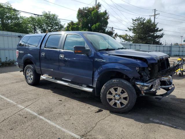 1FTPW14V89FA38207 - 2009 FORD F150 SUPERCREW BLUE photo 4