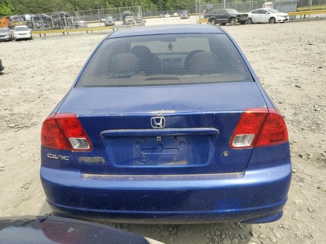 1HGES16384L024477 - 2004 HONDA CIVIC DX VP Mavi foto 6