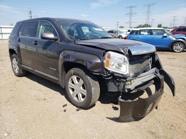 2GKALMEK9E6245086 - 2014 GMC TERRAIN SLE BLACK photo 1