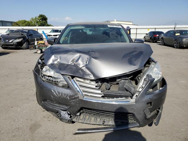 3N1AB7AP5FL689437 - 2015 NISSAN SENTRA S CHARCOAL photo 5