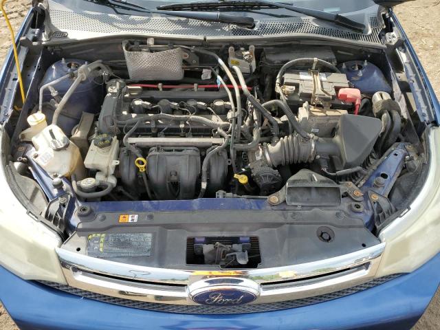 1FAHP34N88W240790 - 2008 FORD FOCUS S/SE BLUE photo 11