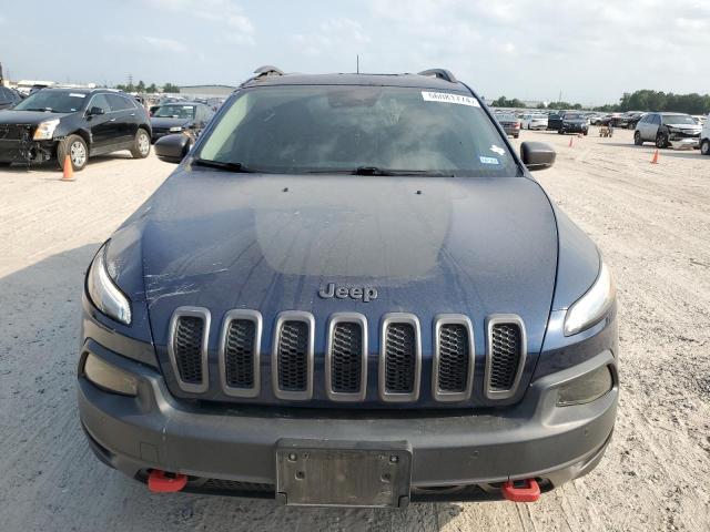 1C4PJMBX5JD526535 - 2018 JEEP CHEROKEE TRAILHAWK BLUE photo 5
