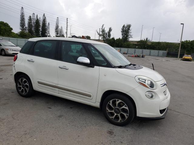 ZFBCFACHXEZ016408 - 2014 FIAT 500L LOUNGE WHITE photo 4