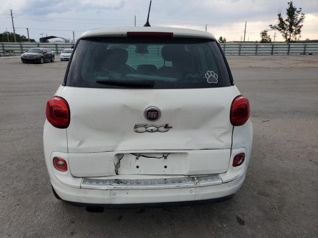 ZFBCFACHXEZ016408 - 2014 FIAT 500L LOUNGE WHITE photo 6