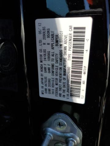 JH4CU2F66CC026080 - 2012 ACURA TSX TECH BLACK photo 13